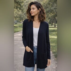 EUC Madewell Kent Cardigan in Navy Blue | Medium (Size 6-8) Slouchy Fit